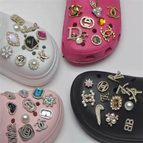 jibbitz crocs chanel|croc charms famous footwear.